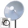 5GHz 30dBi双极化MIMO抛物面天线，带Ubiquiti® RocketM5安装套件的图片